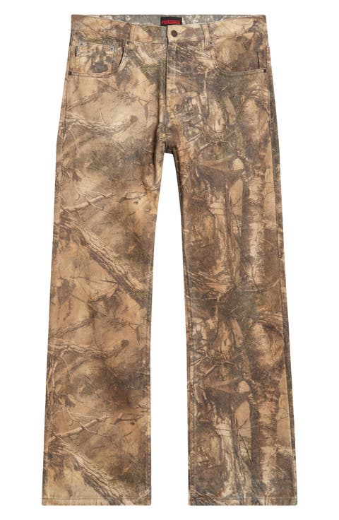 x Realtree Hendrix Flared Jeans (Brown Tree)