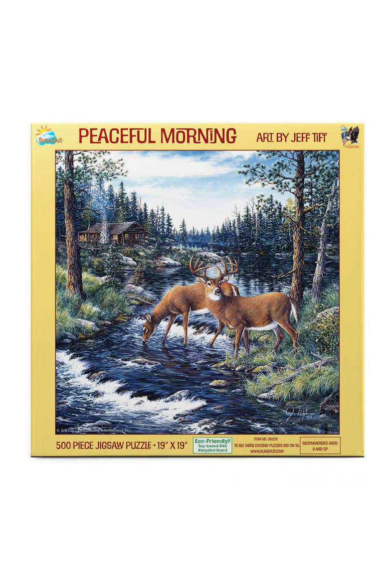 Peaceful Morning 500 piece Jigsaw Puzzle for Adults, Alternate, color, Multicolor