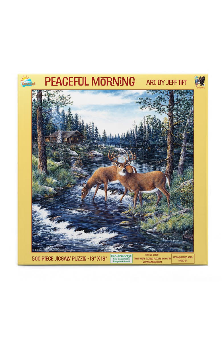 Sunsout Peaceful Morning 500 piece Jigsaw Puzzle for Adults, Alternate, color, Multicolor