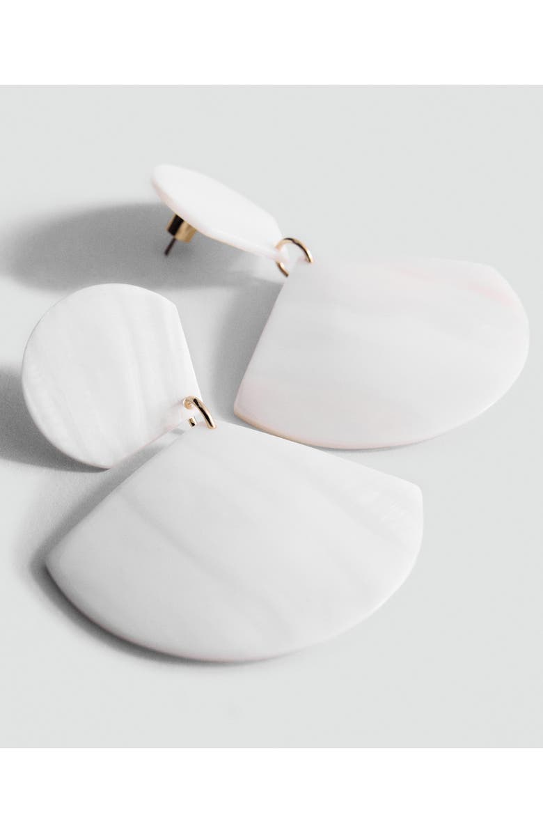 MANGO Shell Pendant Earrings, Alternate, color,