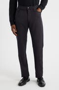 Canali Regular Fit Lightweight Wool Flannel Pants