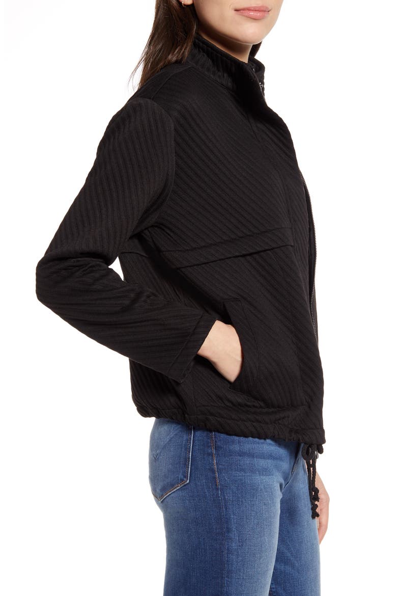 BB Dakota Day by Day Knit Jacket, Alternate, color, BLACK