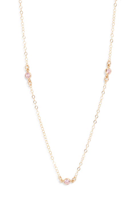 Birthstone Pendant Necklace