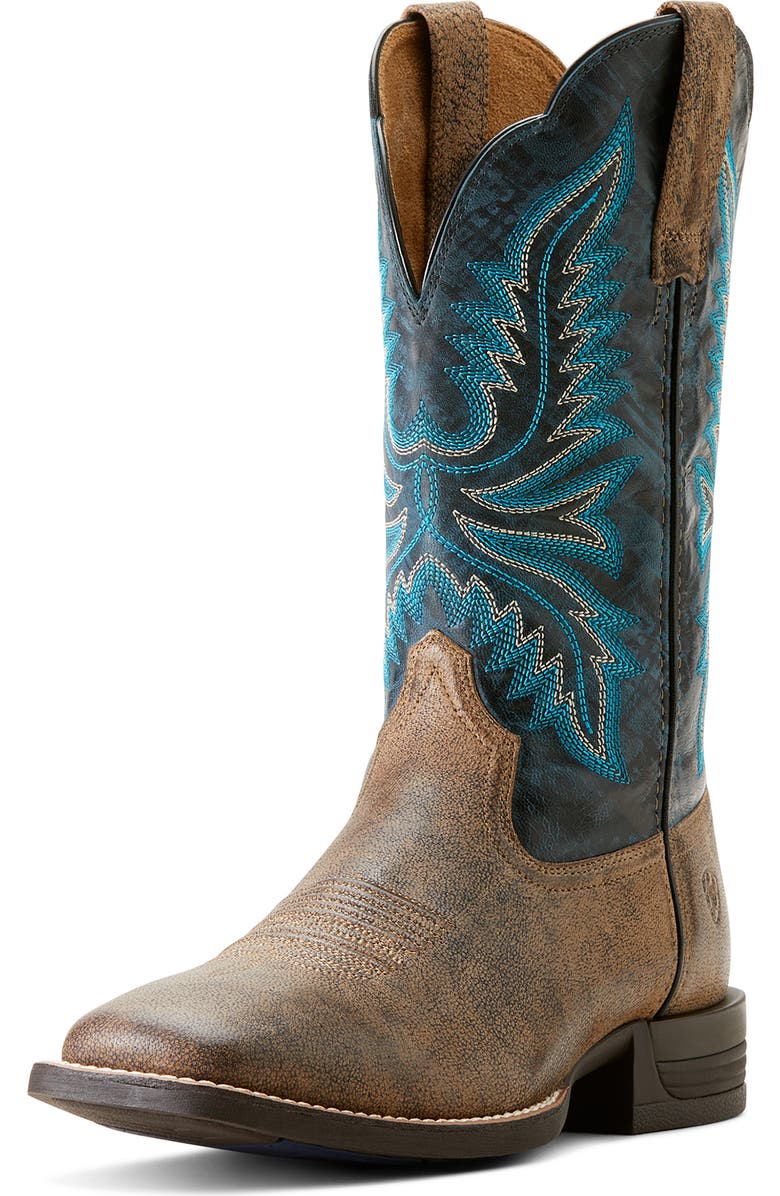 Ariat Brush Creek Western Boot, Alternate, color, Beige/ Khaki