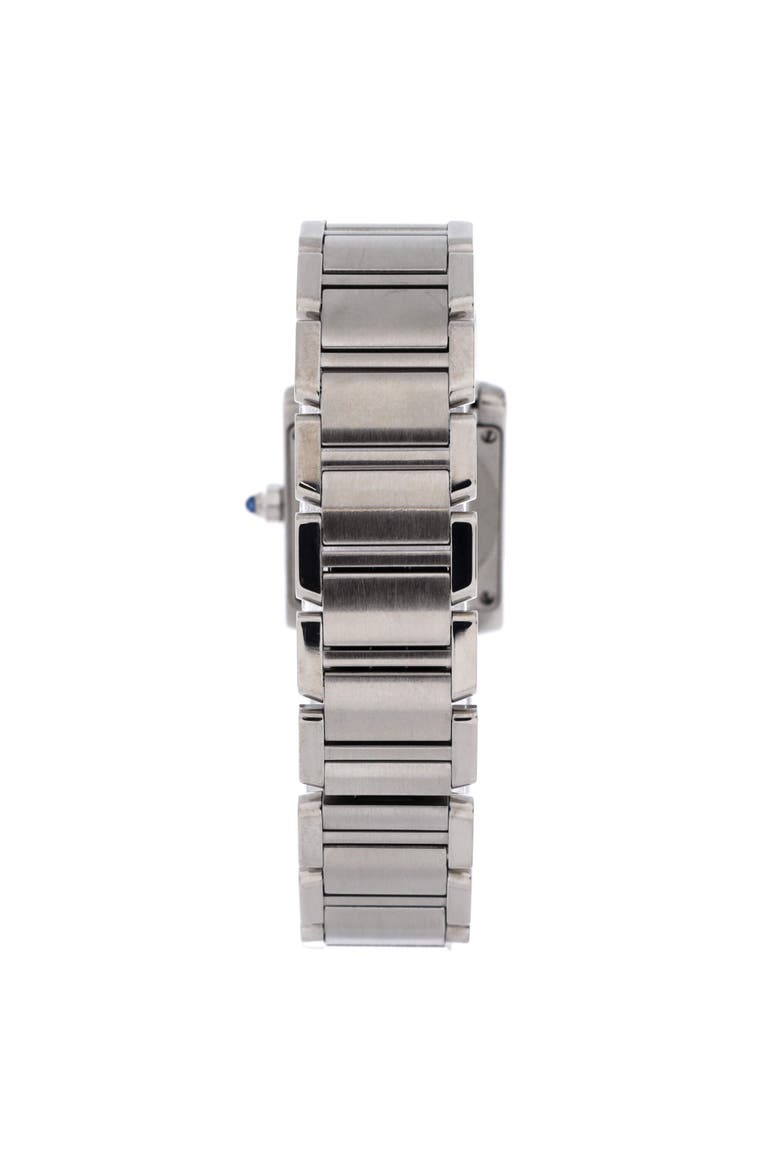Tank Francaise Quartz Watch Stainless Steel 20, Alternate, color, Metallic Silver