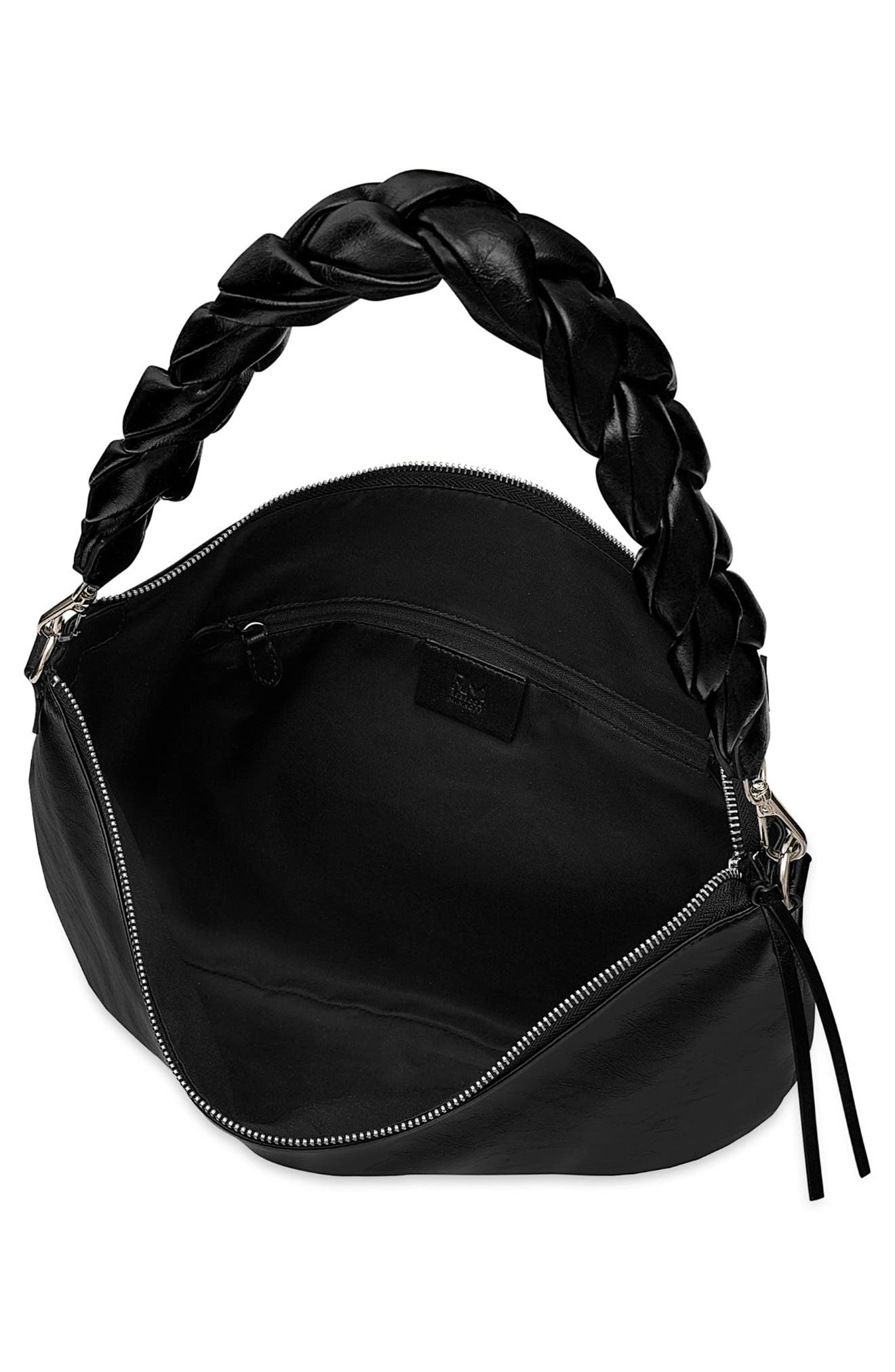 Rebecca Minkoff Eldridge Braided Handle Shoulder Bag, Alternate, color, 