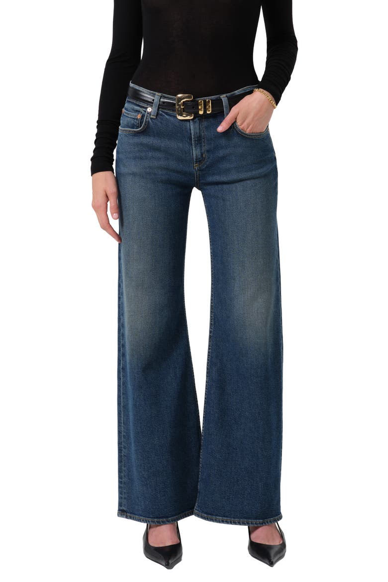 Nora Wide Leg Jeans, Main, color, NOCTURNAL