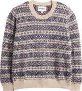 Corridor Fair Isle Alpaca Blend Crewneck Sweater