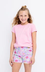 Preppy Goose Daisy Smiles Plush Lounge Shorts