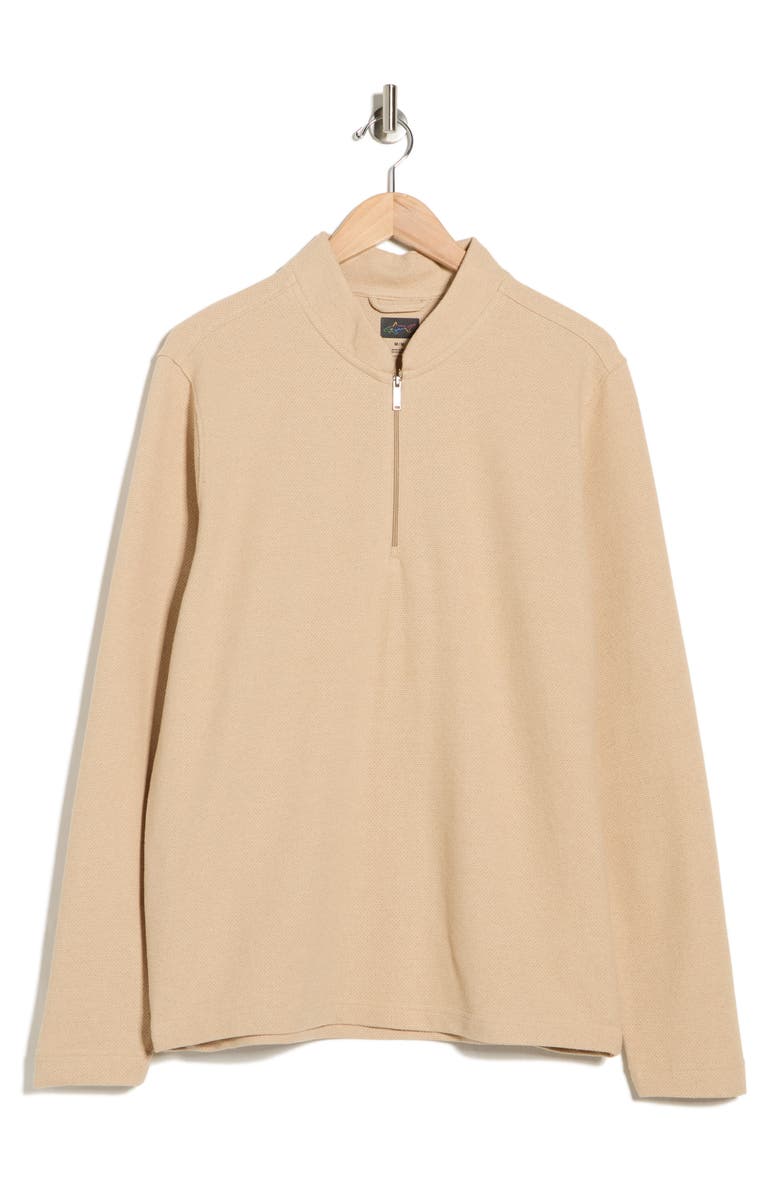 Greg Norman Quarter Zip Pullover, Alternate, color, Dune