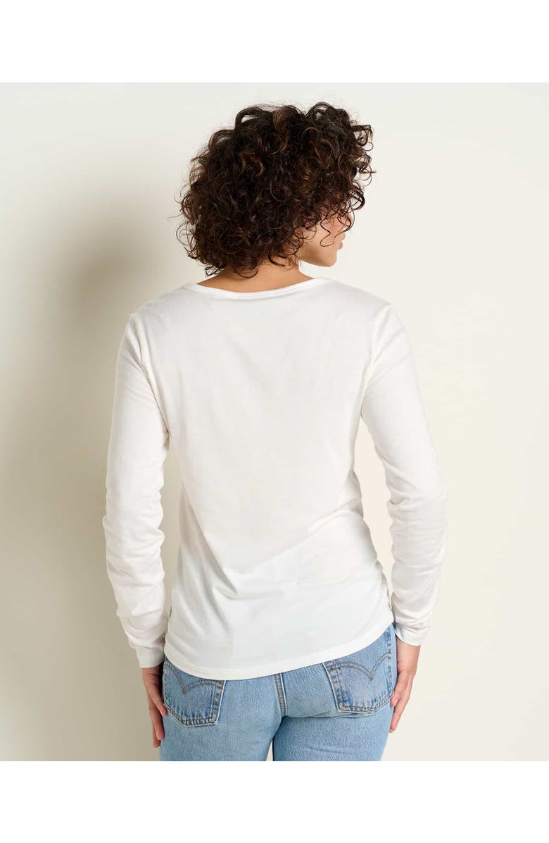 Toad & Co Rose Long Sleeve Tee, Alternate, color, Egret