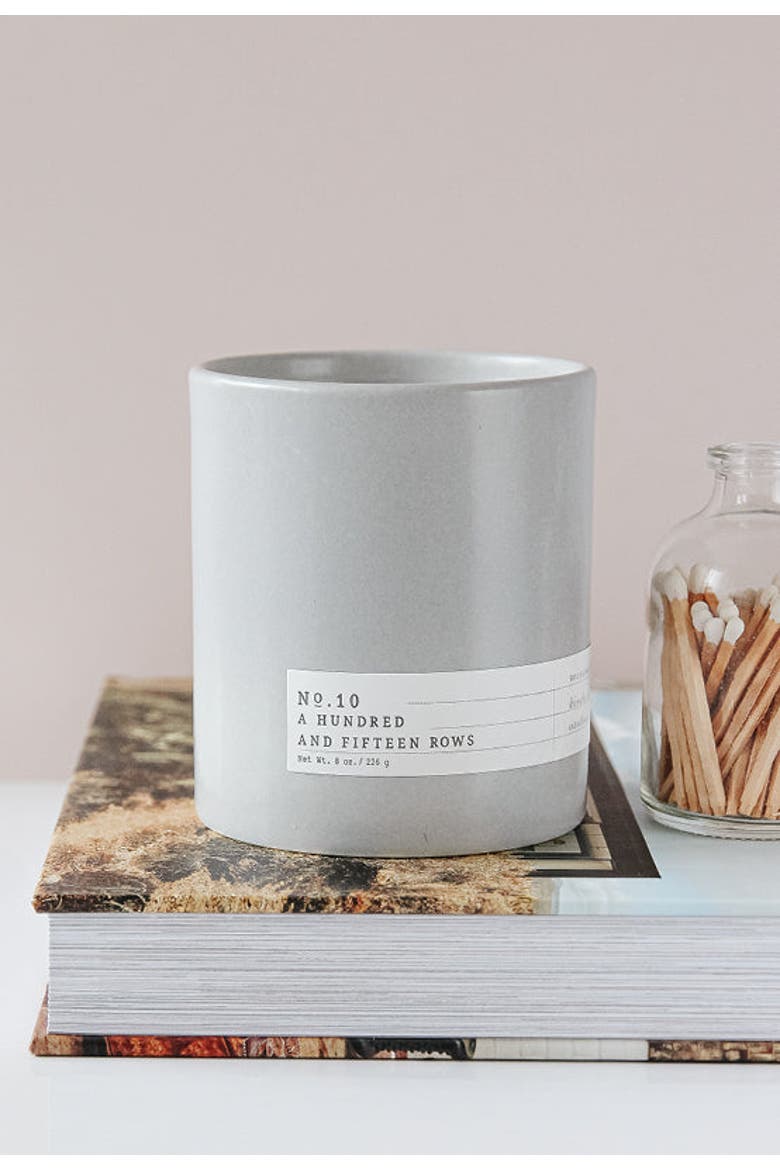 No. 10 A Hundred And Fifteen Rows Scented Candle, Alternate, color, White