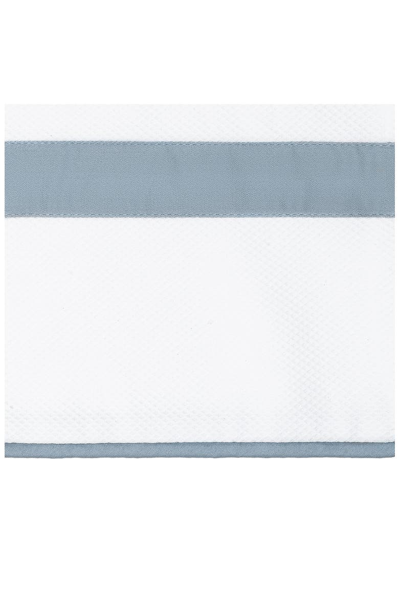 Louise Piqué Boudoir Pillow Sham, Alternate, color, HAZY BLUE