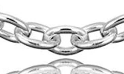 A & M A&m Sterling Silver Cable Chain Necklace In Silver