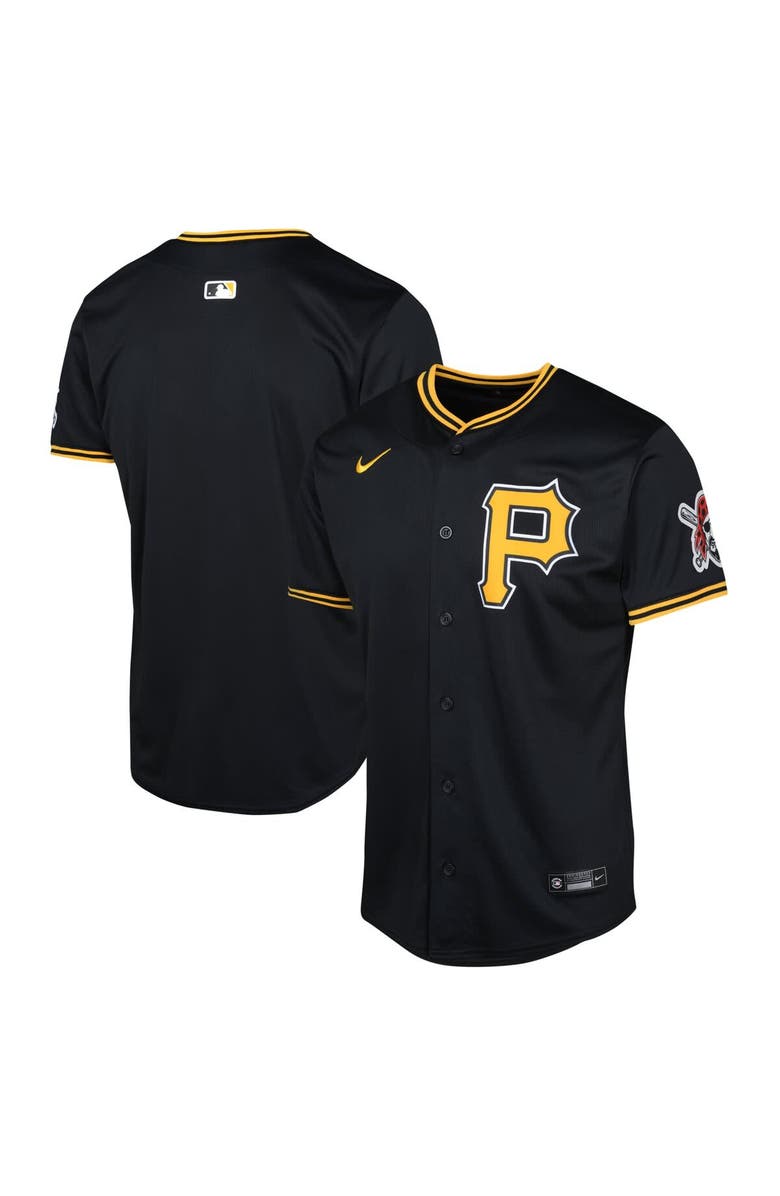Nike Youth Nike Black Pittsburgh Pirates Alternate Limited Jersey, Main, color, Black