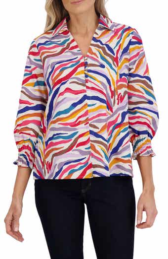 Alexis Zebra Stripe Shirt