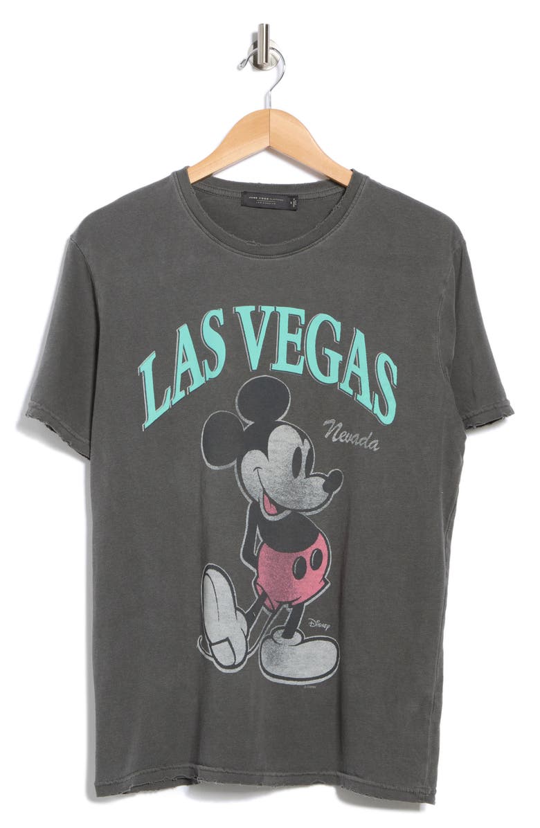 Junk Food Vegas Mickey Graphic T-Shirt, Alternate, color, Vintage Black