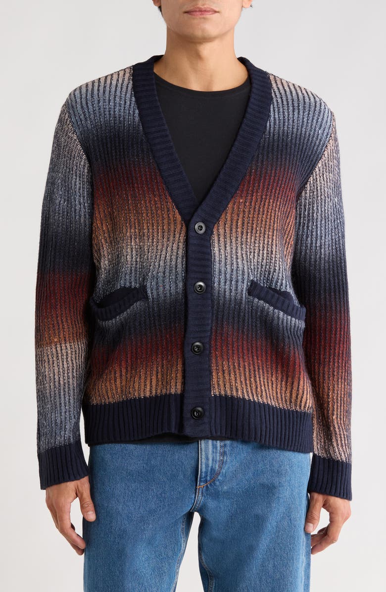 Corridor Zion Dusk Cardigan, Alternate, color, Navy Combo