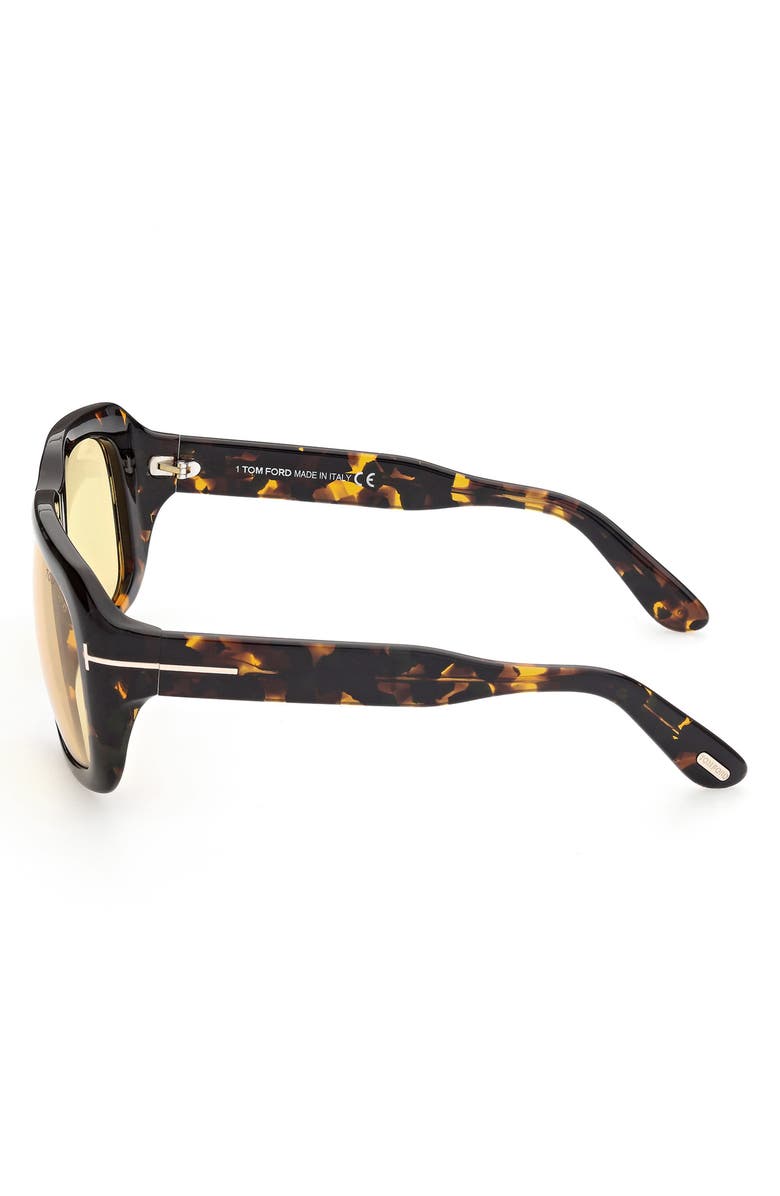 TOM FORD 57mm Square Sunglasses, Alternate, color, 