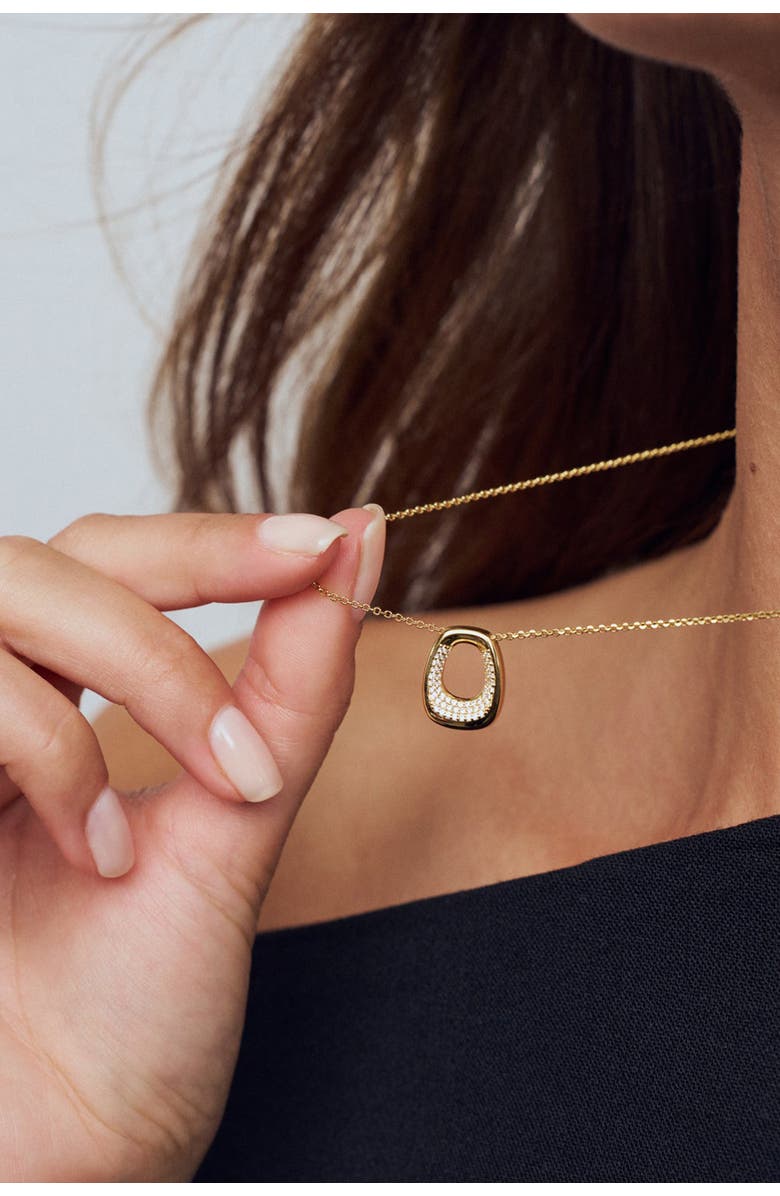 Sif Jakobs Jewellery Necklace Borsa, Alternate, color, 18K Gold Plated