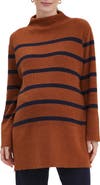 Nom Maternity Sarabeth Maternity & Nursing Mock Neck Sweater