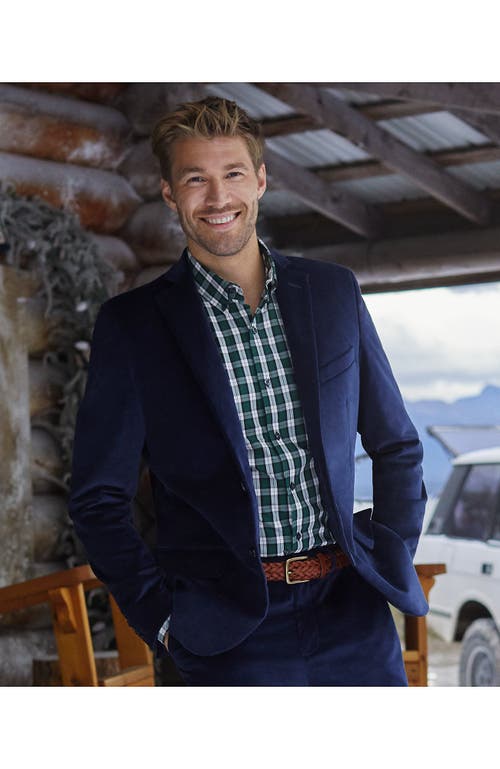 Lands' End Traditional Fit Long Sleeve Travel Kit Shirt In Multi