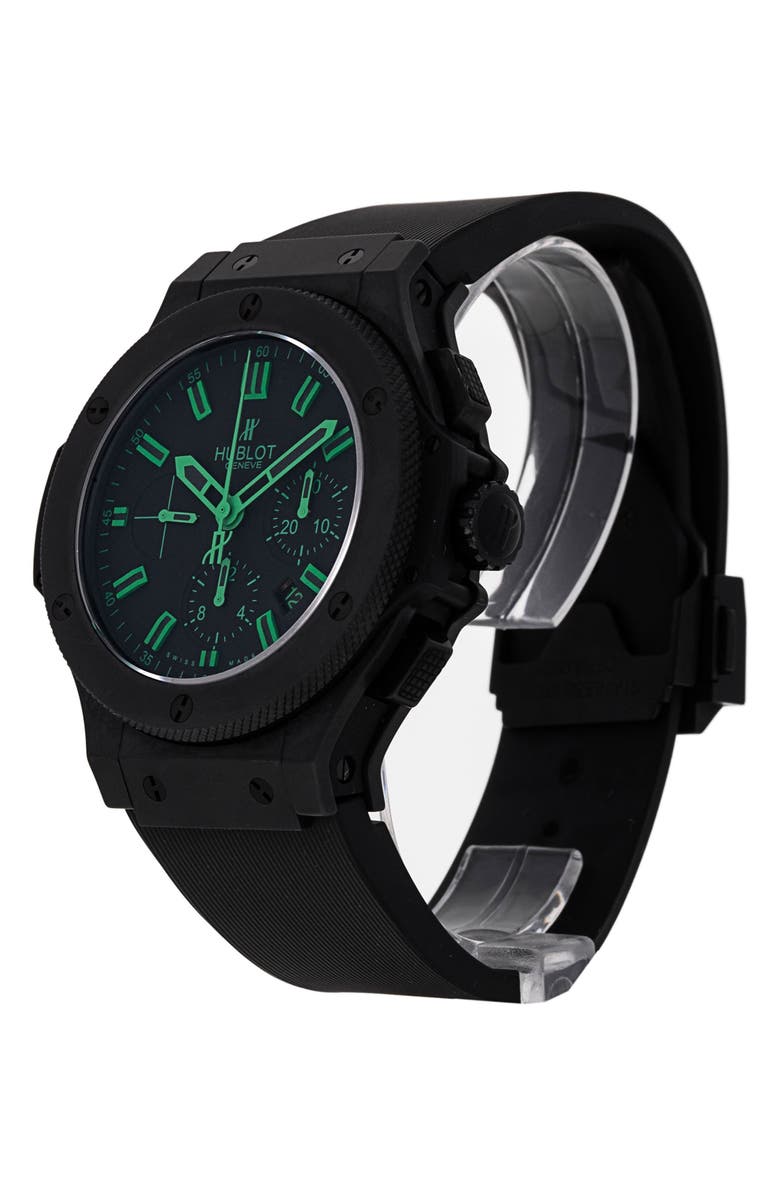 Watchfinder & Co. Hublot Preowned Big Bang Chronograph Rubber Strap Watch, 44mm, Alternate, color, 