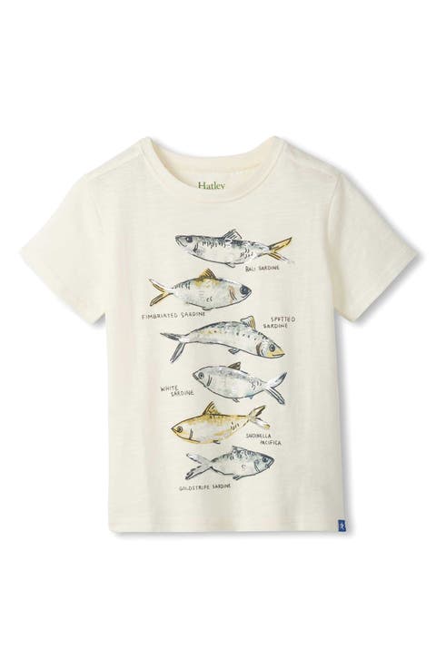 Kids' Fish Types Graphic T-Shirt (Little Kid & Big Kid)