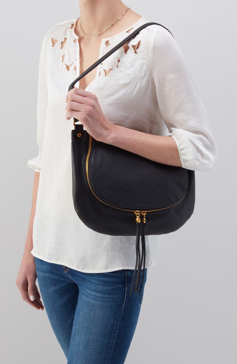 HOBO Fern Medium Leather Shoulder Bag, Alternate, color,