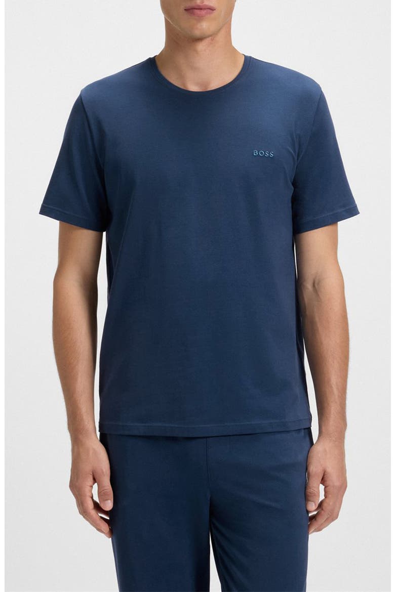 Mix Match Stretch Cotton Lounge T-Shirt, Main, color, OPEN BLUE