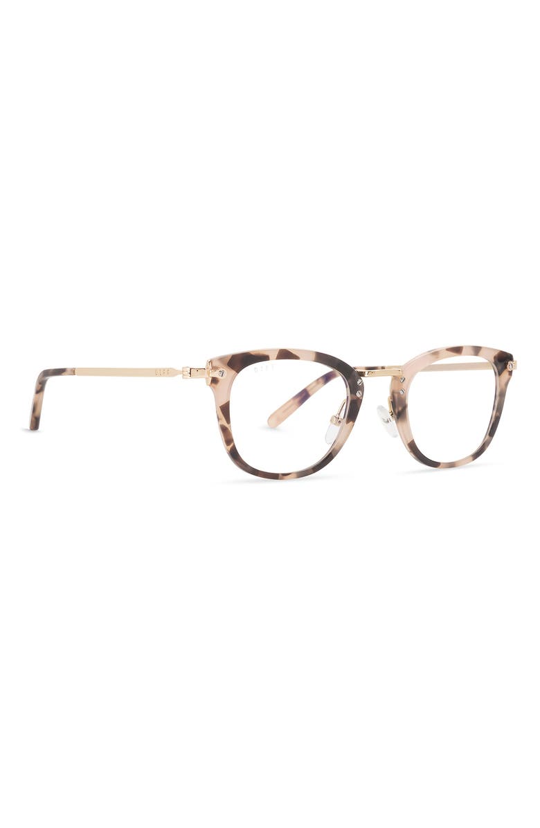 DIFF Rue 46mm Cat Eye Optical Glasses, Alternate, color, 
