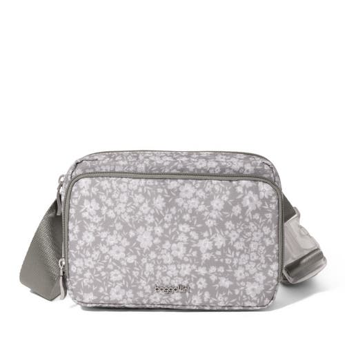 Baggallini Modern Belt Bag Sling In Light Grey Petal