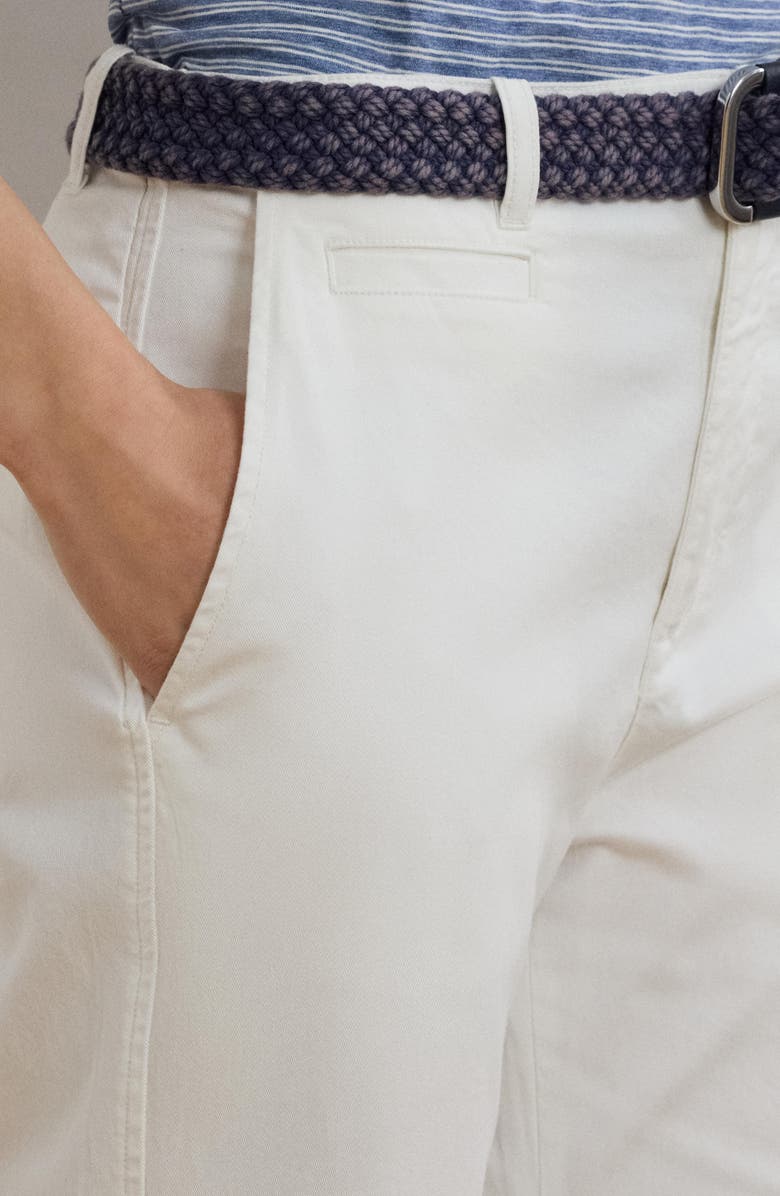 Lauren Ralph Lauren Stretch Cotton Flare Leg Chinos, Alternate, color, White