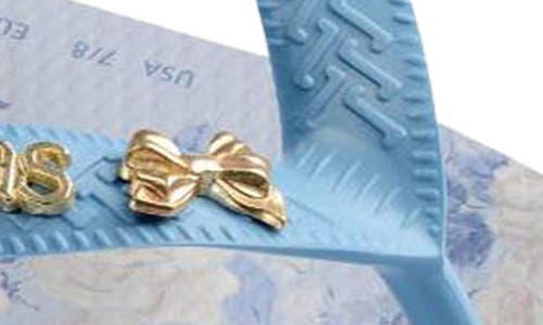 Havaianas X Loveshackfancy Kids' Rosettes Flip Flop In Blue
