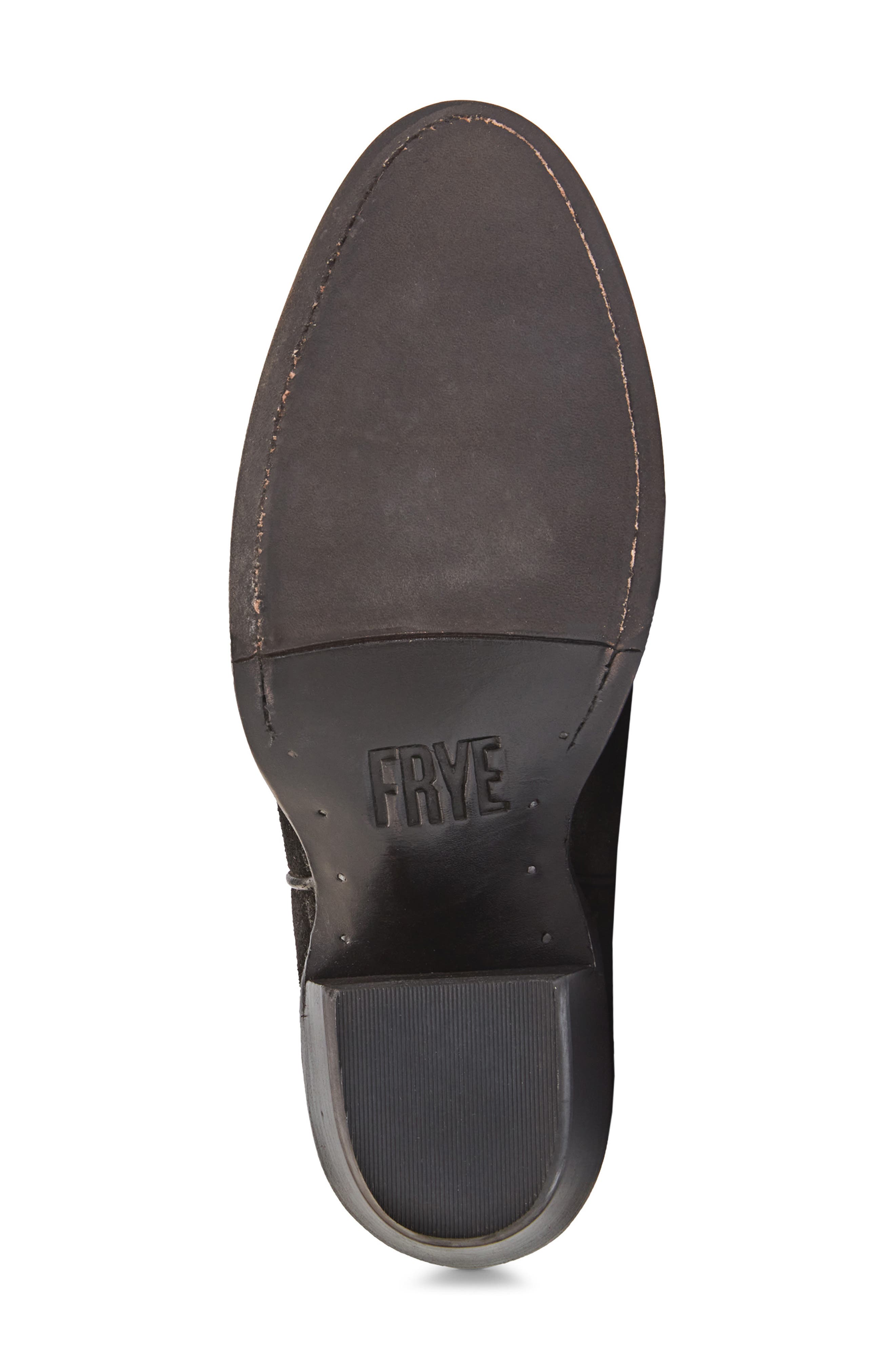 Frye Shelby Studded Western Boot, Alternate, color, Blac