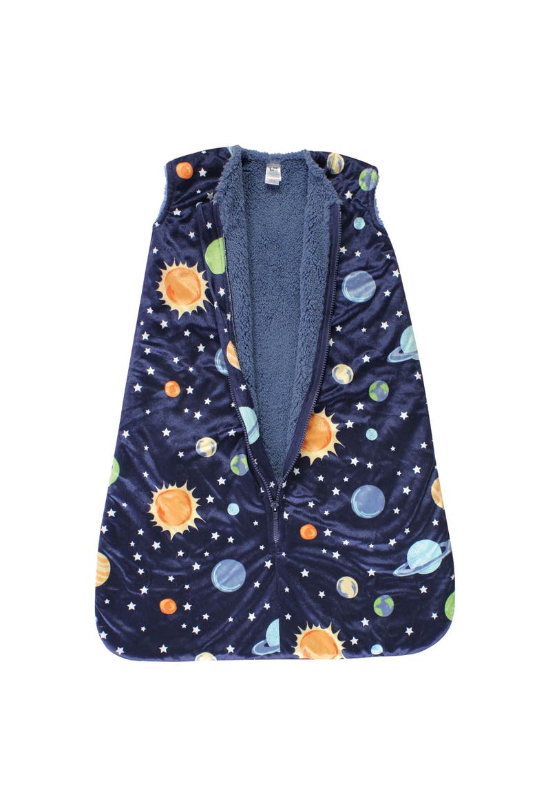 Mink with Fluffy Inner Sleeping Bag, Sack, Blanket, Alternate, color, Solar System
