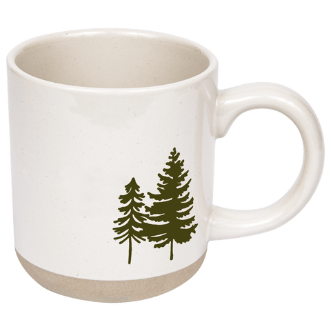 Trees 14 oz Stoneware Coffee Mug