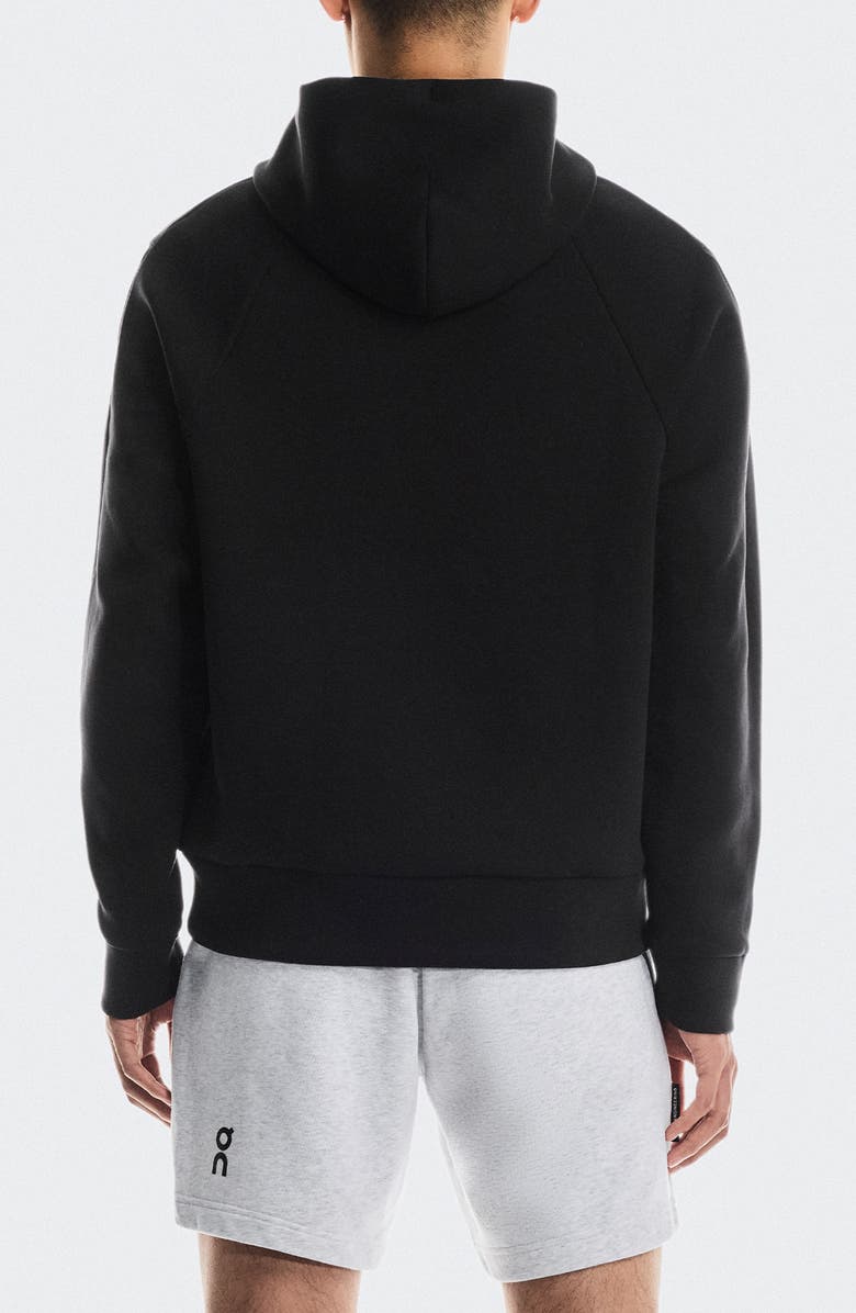 On Focus Tech Hoodie, Alternate, color, Black