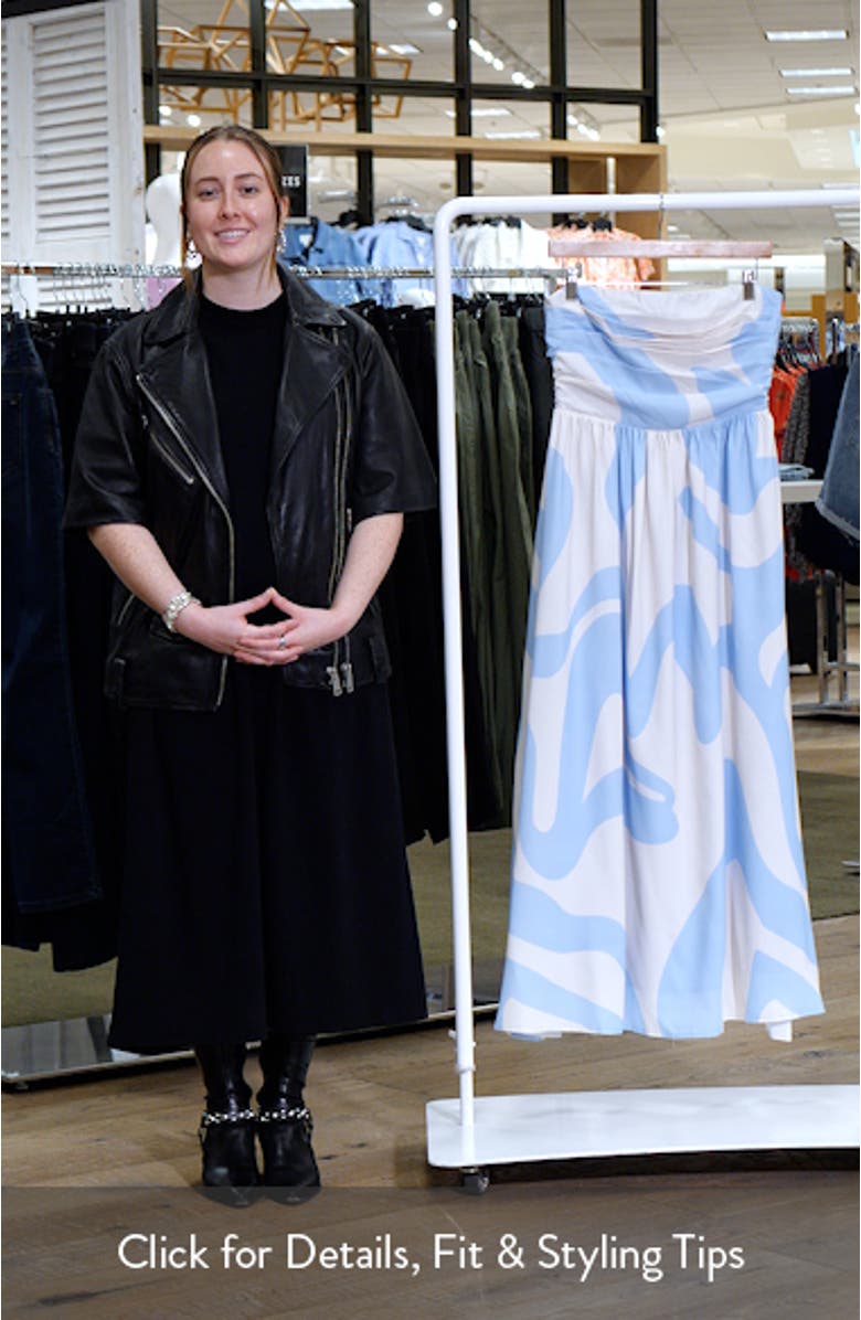 Nesta Strapless Maxi Dress, sales video thumbnail