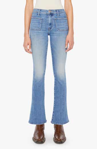 MOTHER The Weekend Patch Pocket Flare Leg Jeans