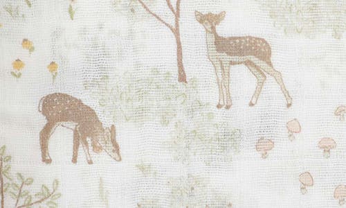 Little Unicorn Cotton Muslin Swaddle Blanket In Multi
