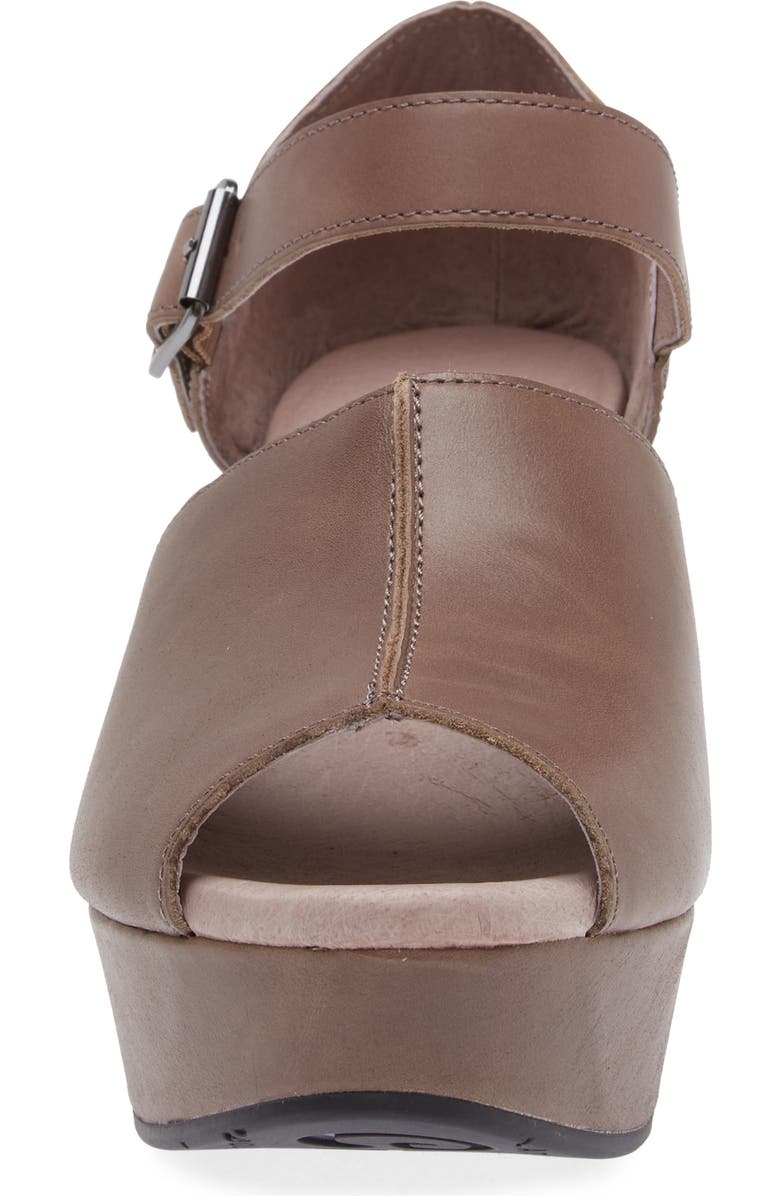Chocolat Blu Wawa Platform Wedge Sandal, Alternate, color, Grey Leather