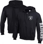 Champion Men's Champion Black Las Vegas Raiders Powerblend Fleece Full-Zip Hoodie