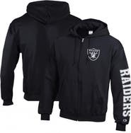 Champion Men's Champion Black Las Vegas Raiders Powerblend Fleece Full-Zip Hoodie