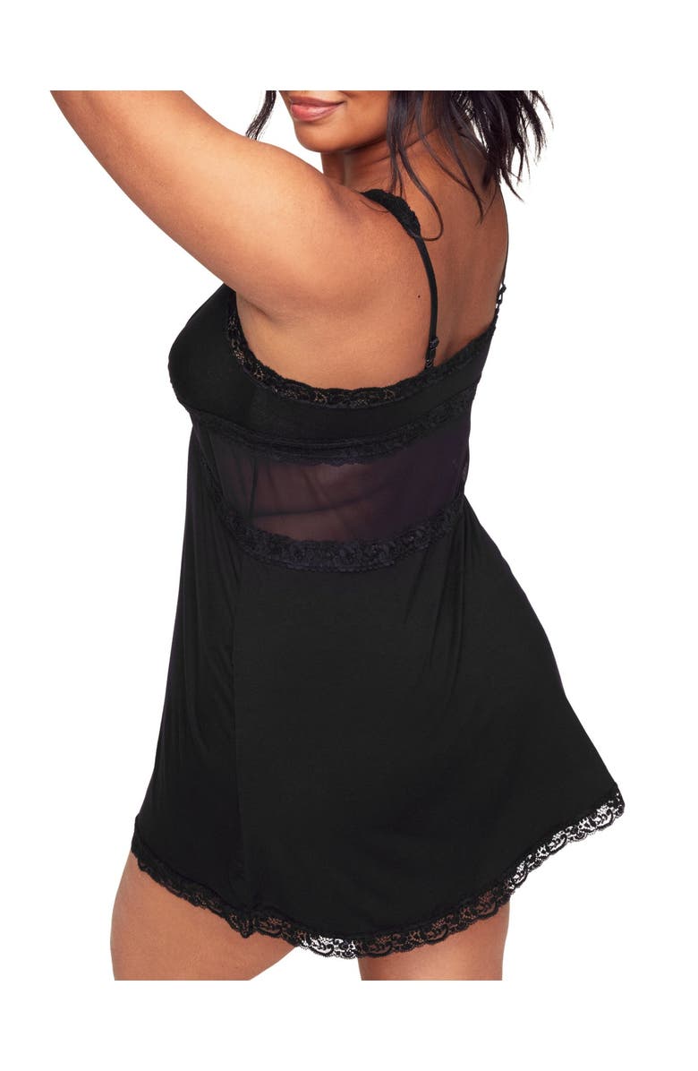 Adore Me Primrose Slip, Alternate, color, Black