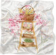 ADIBA The Rosé Garden Bag Hair Scarf