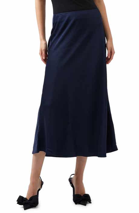French Connection Ennis Satin Skirt