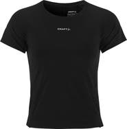 Craft Crewneck Cropped Running T-Shirt