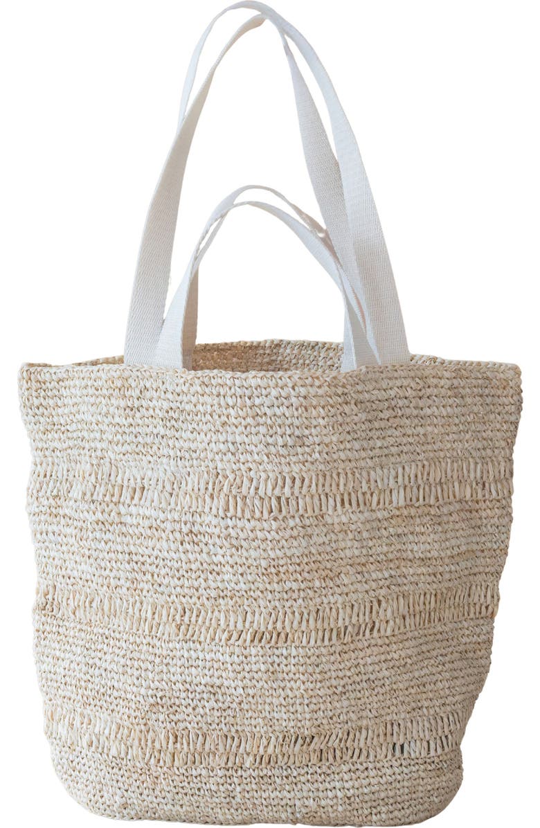 LIKHA Raffia Woven Tote, Alternate, color,