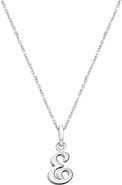Tiny Blessings Sterling Silver Initial 12-14" Necklace